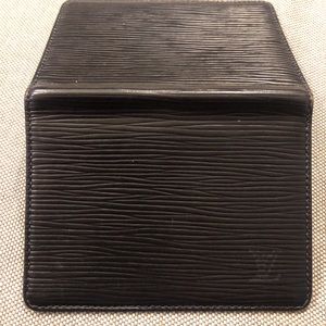 Louis Vuitton black vintage ID card holder Epi leather